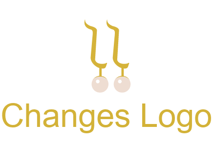 teardrop gold earrings with pearls logo