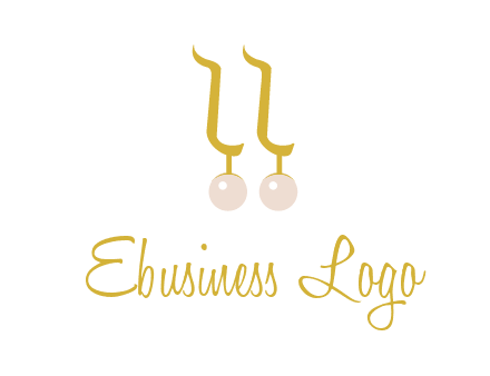 teardrop gold earrings with pearls logo