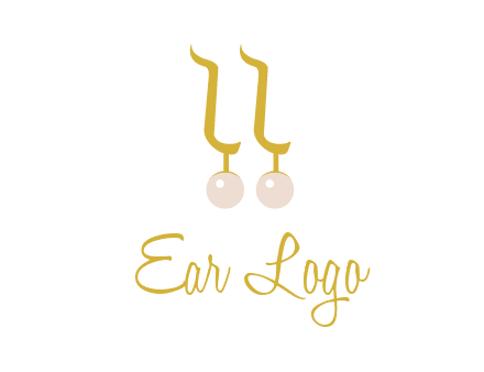 teardrop gold earrings with pearls logo