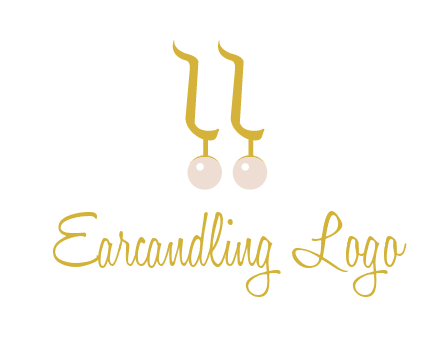 teardrop gold earrings with pearls logo