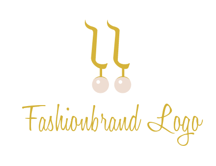 teardrop gold earrings with pearls logo