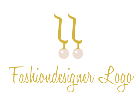 teardrop gold earrings with pearls logo
