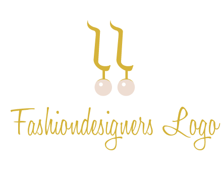teardrop gold earrings with pearls logo