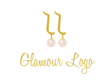 teardrop gold earrings with pearls logo