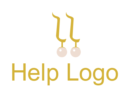 teardrop gold earrings with pearls logo