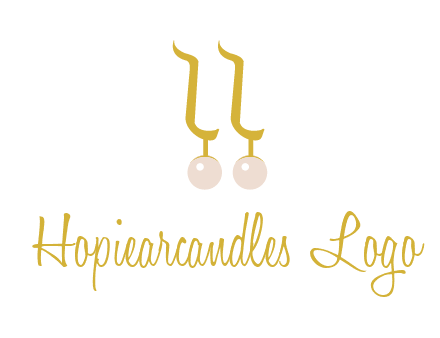 teardrop gold earrings with pearls logo