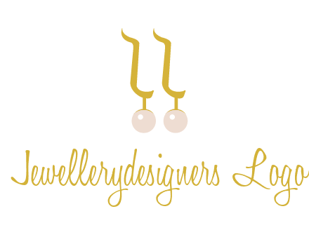 teardrop gold earrings with pearls logo