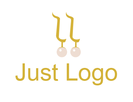 teardrop gold earrings with pearls logo