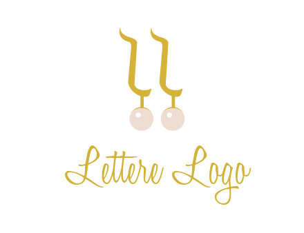 teardrop gold earrings with pearls logo