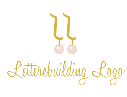 teardrop gold earrings with pearls logo