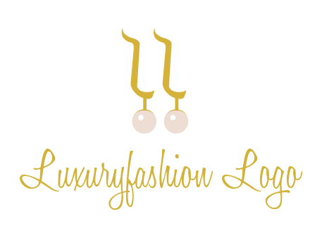 teardrop gold earrings with pearls logo
