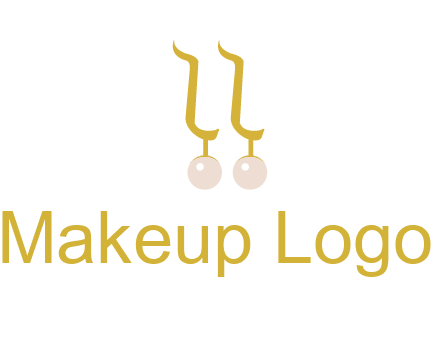 teardrop gold earrings with pearls logo