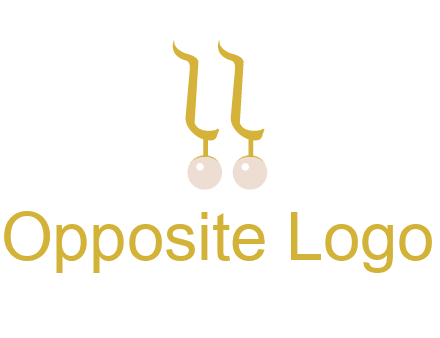 teardrop gold earrings with pearls logo