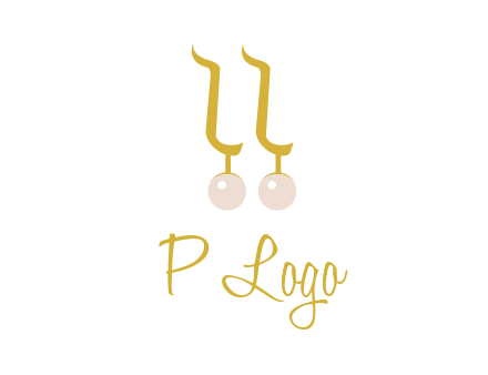 teardrop gold earrings with pearls logo