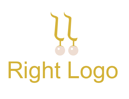 teardrop gold earrings with pearls logo