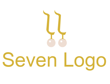teardrop gold earrings with pearls logo
