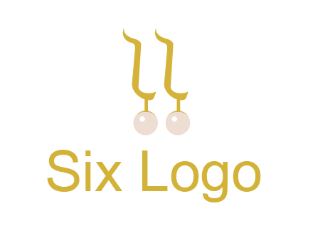 teardrop gold earrings with pearls logo