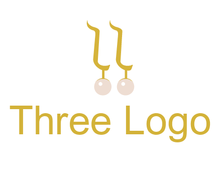 teardrop gold earrings with pearls logo