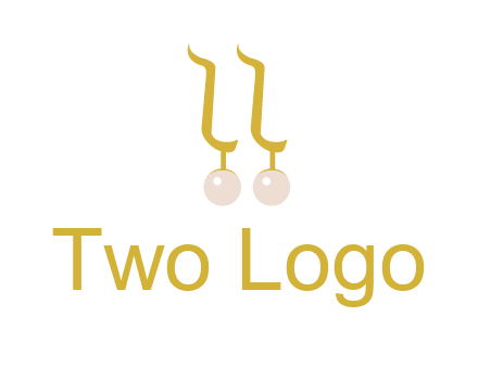 teardrop gold earrings with pearls logo