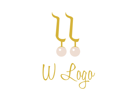 teardrop gold earrings with pearls logo