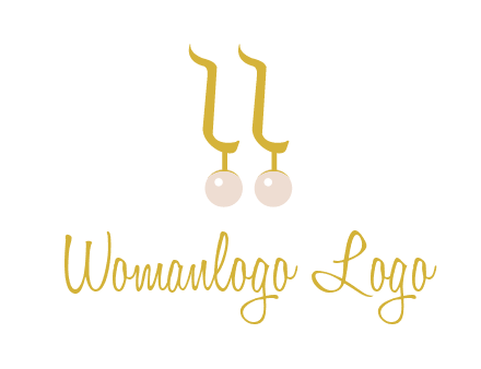 teardrop gold earrings with pearls logo