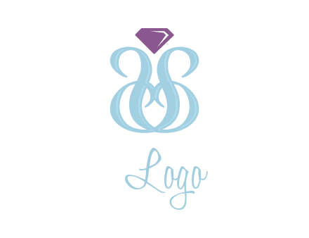 diamond with a tulip design logo