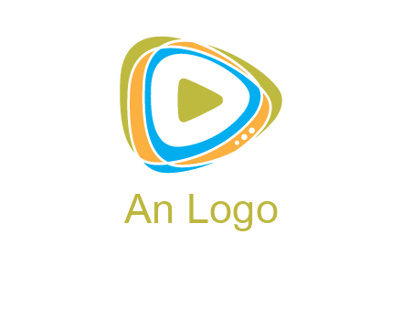 triangular play button