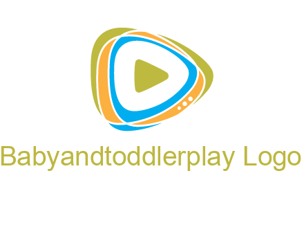 triangular play button