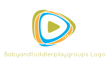 triangular play button