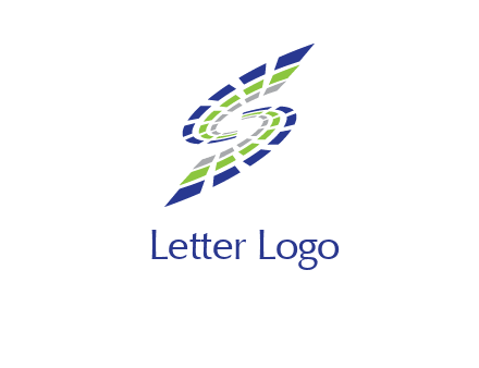 squares forming letter S logo