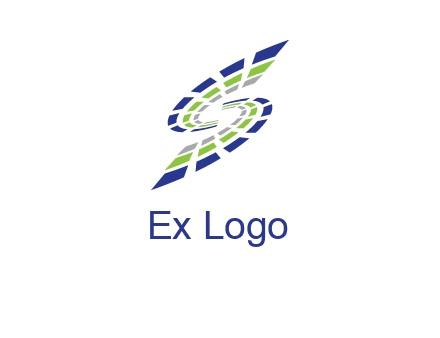 squares forming letter S logo