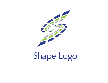 squares forming letter S logo