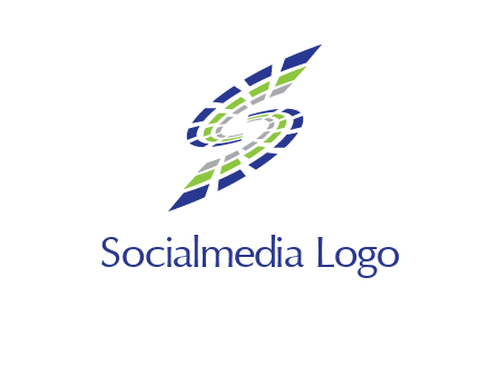 squares forming letter S logo