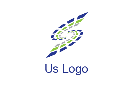 squares forming letter S logo