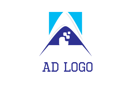letter A logo