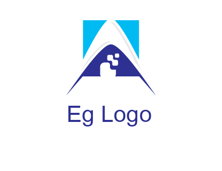 letter A logo