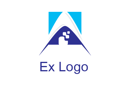 letter A logo