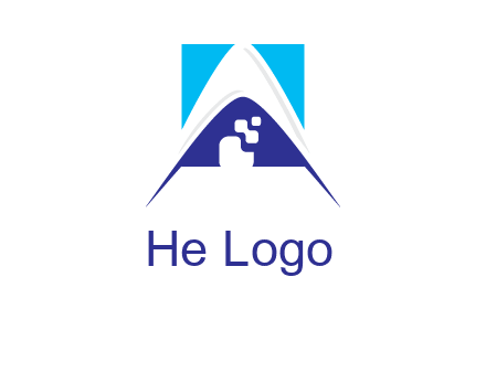 letter A logo