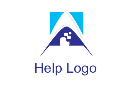 letter A logo
