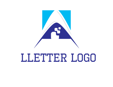 letter A logo