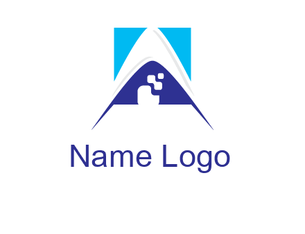 letter A logo