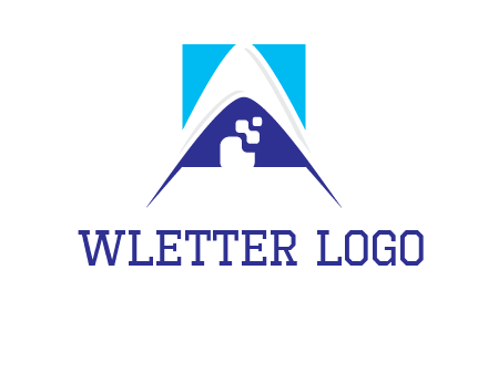 letter A logo