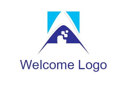 letter A logo