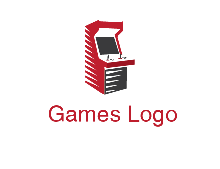 gaming logo displaying a slot machine