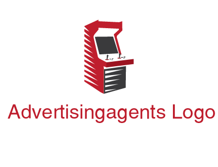 gaming logo displaying a slot machine