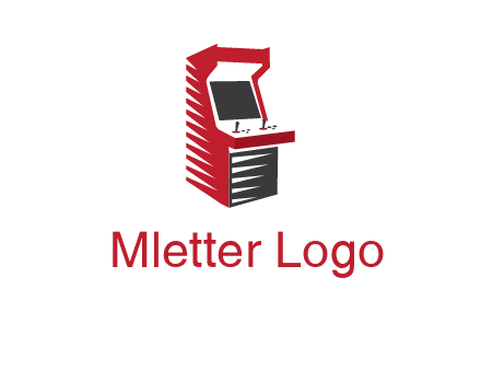 gaming logo displaying a slot machine