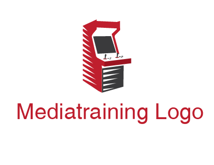 gaming logo displaying a slot machine