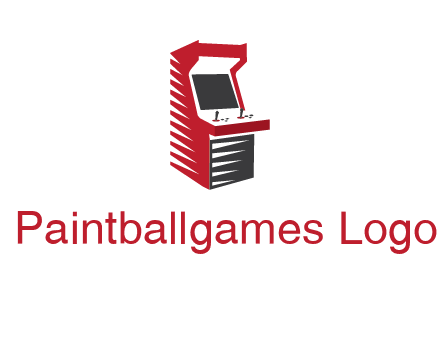 gaming logo displaying a slot machine