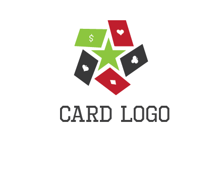 game cards with star in a logo