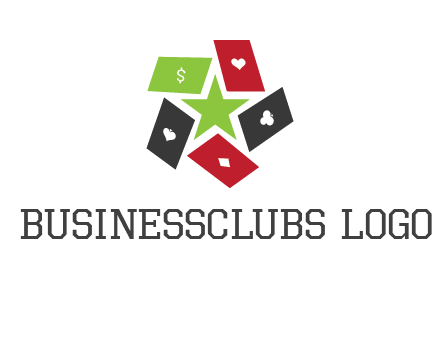 game cards with star in a logo